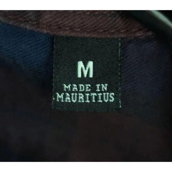 Todd Snyder X Albiate Button Down Shirt Mens Size Medium Maroon Plaid Windowpane - Picture 3 of 7